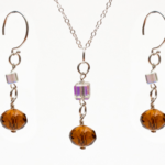 Set bijuterii argint cu cristale Swarovski