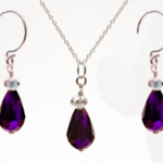 Set argint cu cristale Swarovski pentru desavarsita
