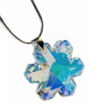Colier cu pandantiv Swarovski in forma de fulg