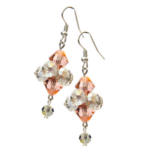 Cercei argint cu cristale Swarovski