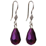 Cercei argint cu cristale swarovski