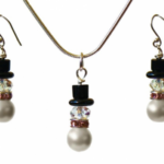 Set bijuterii argint Swarovski pentru Craciun
