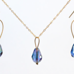 Set Swarovski placat cu aur